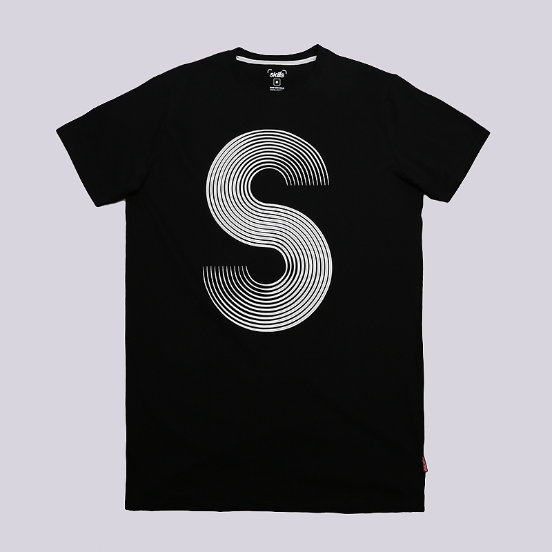 мужская черная футболка Skills Disco Disco-black - цена, описание, фото 1